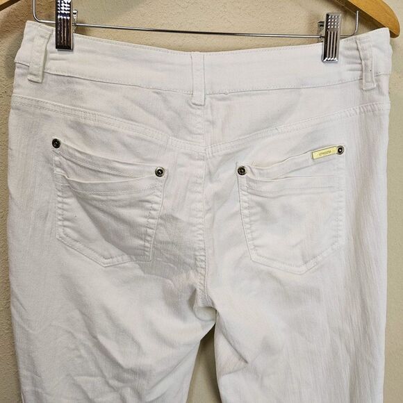 Chico's White So Slimming Slim Leg Jeans Size S/4 - Picture 6 of 7